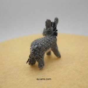 Miniature Donkey 0.6 Inch Micro Crochet Animals Made To Order image 4