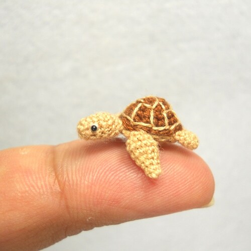 Doll House Shoppe Toy Sea Turtle Set/3 Game Pcs Micro-mini Miniature 