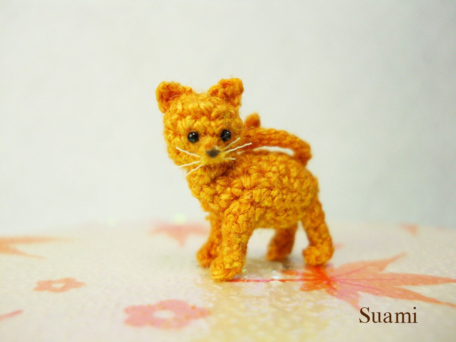 Tiny Crochet Kitty Cat Micro Amigurumi Miniature Kitten Toy Etsy
