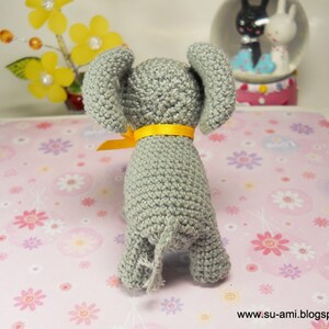 Crochet Elephant Stuff Animal Miniature Elephant Amigurumi Made To Order image 3