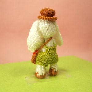 Bunny Rabbit Boy Miniature Crochet Bunny Amigurumi Doll Made To Order image 5