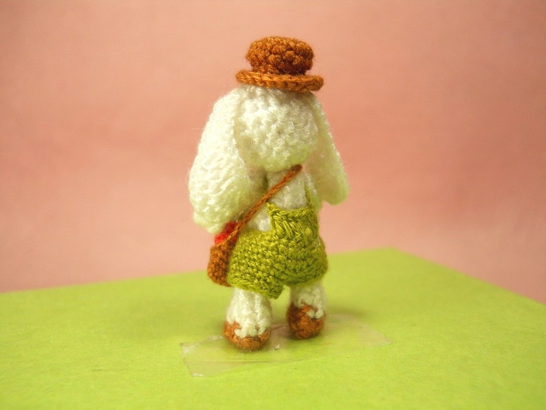 Bunny Rabbit Boy Miniature Crochet Bunny Amigurumi Doll Made To Order image 5