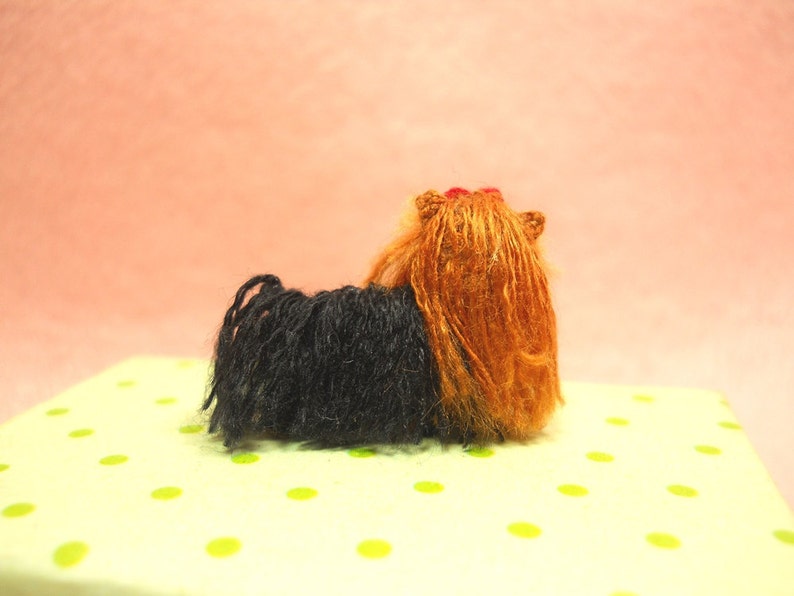 Yorkshire Terrier Tiny Crochet Miniature Dog Stuffed Animals Made To Order image 4