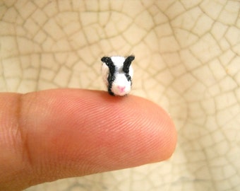 Mini Bunny Rabbit Amigurumi - Micro Crochet Tiny Animal Doll - Made To Order