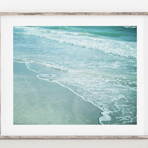 Coastal Photography Modern Beach Art Print Ocean Wall Art Etsy