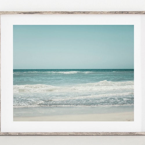 Coastal Photography Modern Beach Art Print Ocean Wall Art Etsy