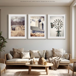 Farmhouse Wall Decor | Barn Landscape Photography Print | Not