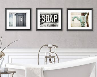Bathroom wall art | Etsy