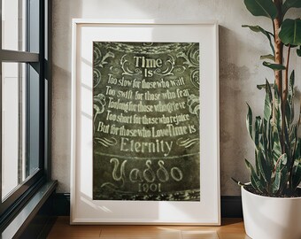 Wedding Gift - Fine Art Photography Print of Vintage Love Poem Quotation - Anniversary Gift, Engagement Gift - Bedroom Wall Art