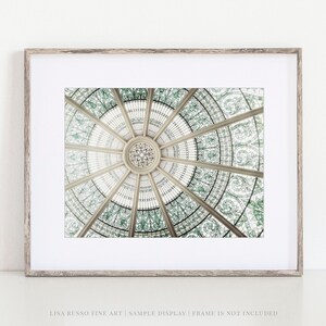 Modern Green Geometric Wall Art Print - Contemporary Architectural Decor for Bedroom, Dining Room, or Living Room