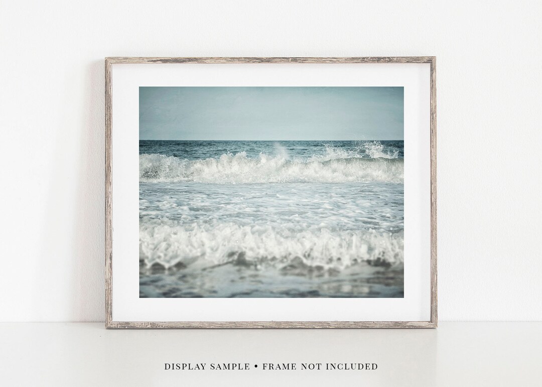 Coastal Wall Decor Blue Beach Wall Decor Print Ocean Etsy Australia