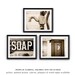 Rustic Sepia Bathroom Wall Decor • Farmhouse Bathroom Art Art Prints or Canvas Wall Art • Gift for Woman, Grandmother • Lisa Russo Fine Art