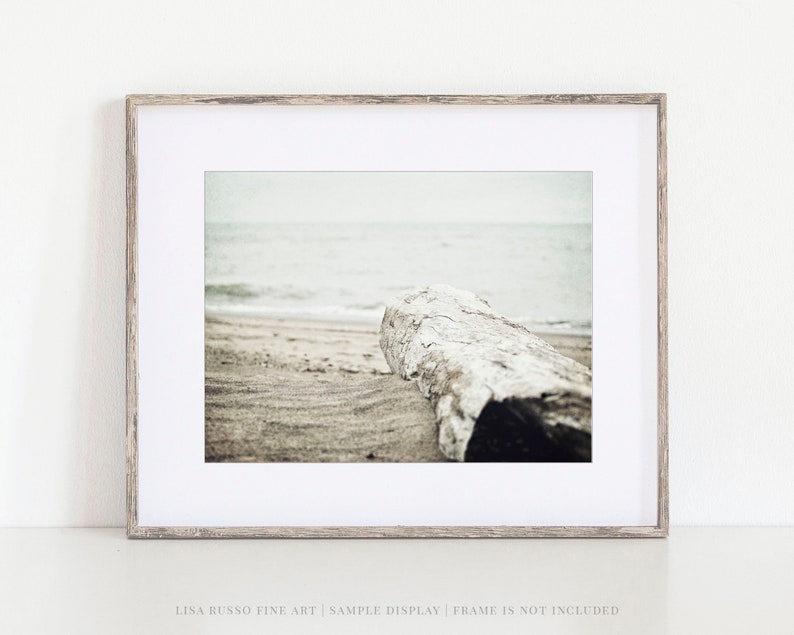 Coastal Farmhouse Wall Art Print Soothing Beach and Nautical Decor for Office or Bedroom image 1