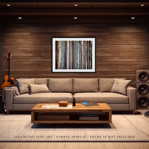 Father's Day Gift Retro 80s Vinyl Record Wall Art for Office or Game Room Gen X Gift for Music Lovers and Audiophiles image 3