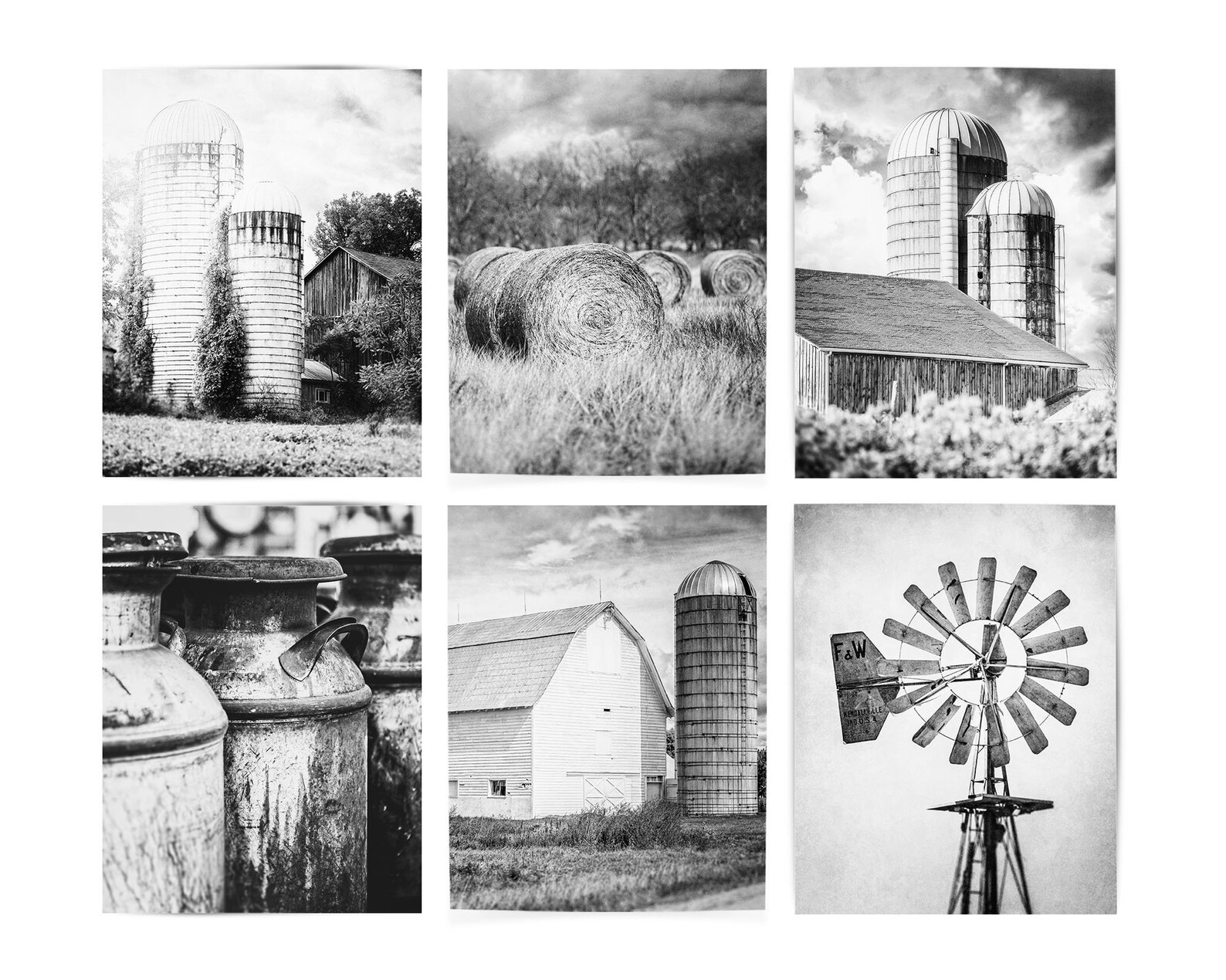 Modern Farmhouse Wall Decor Set of 6 Photography Prints or Etsy