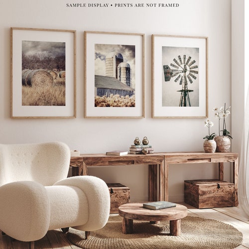 Modern Farmhouse Wall Decor Set of 6 Photography Prints or Etsy