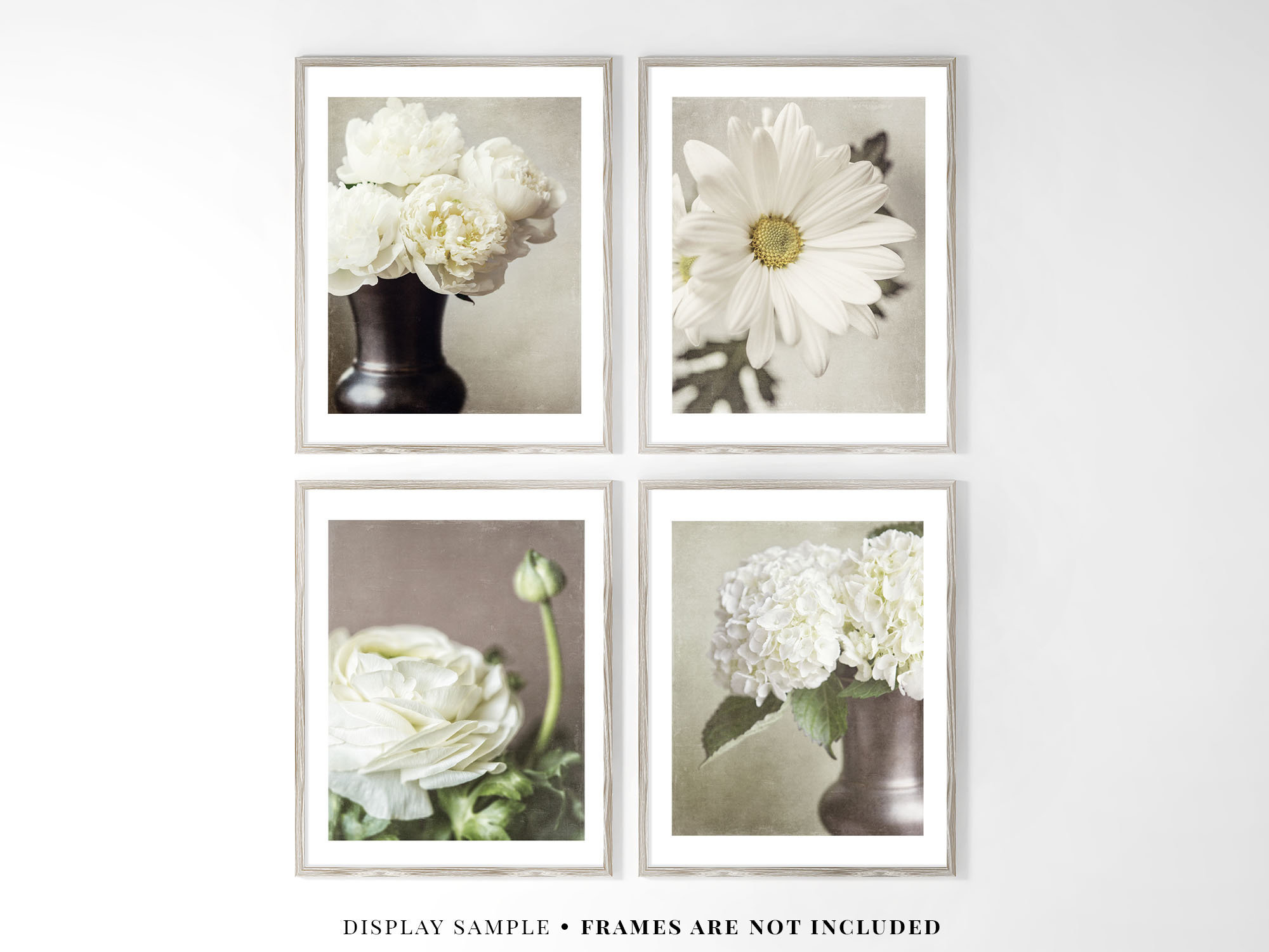 Art & Collectibles floral wall art shabby chic decor Roses flower oil