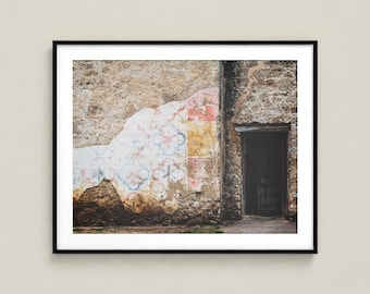 Decoración de pared rústica estilo Misión / Fotografía sin marco de San Antonio, Texas
