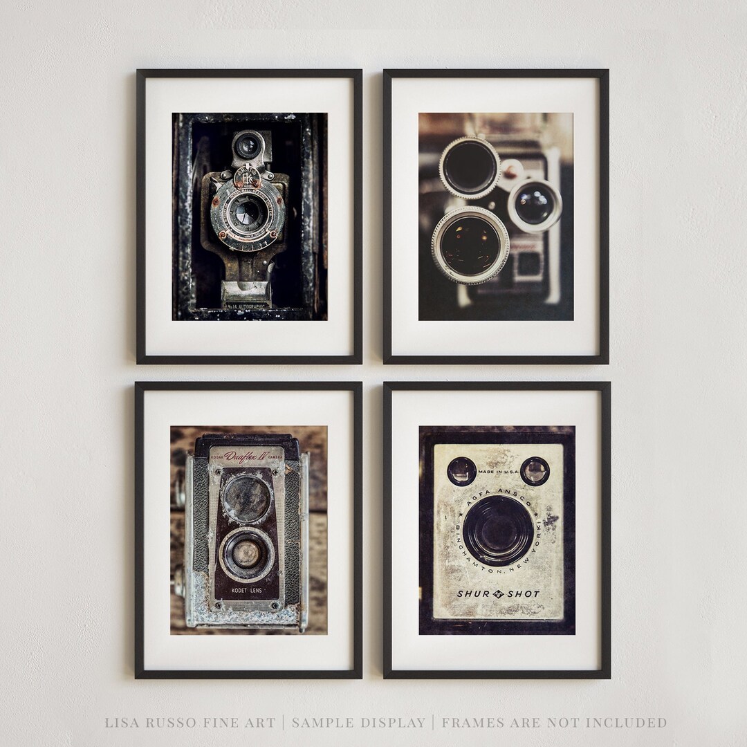 Vintage Camera Prints or Canvas Retro Style Wall Decor Etsy