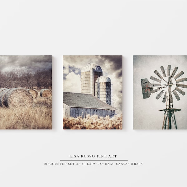 Farmhouse Canvas Art Etsy