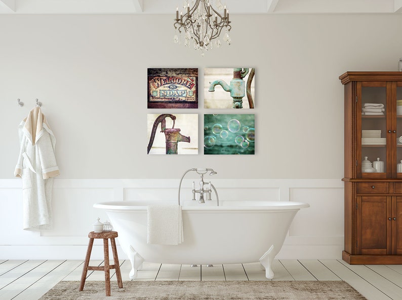 Rustikale Waschküche Wand-Kunst-Dekor. Badezimmer | Etsy