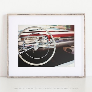 Classic Cadillac 1950s Wall Art Print - Perfect Gift for Car Lovers & Dads