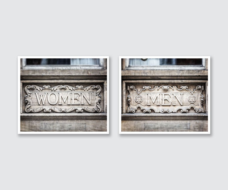 Men Women Prints For Bathroom Wall Decor London Photography Etsy