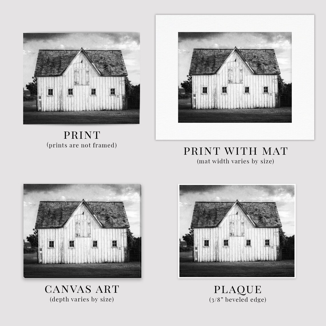 Black and White Rustic Kitchen Wall Art Decor. Set of 6 Etsy