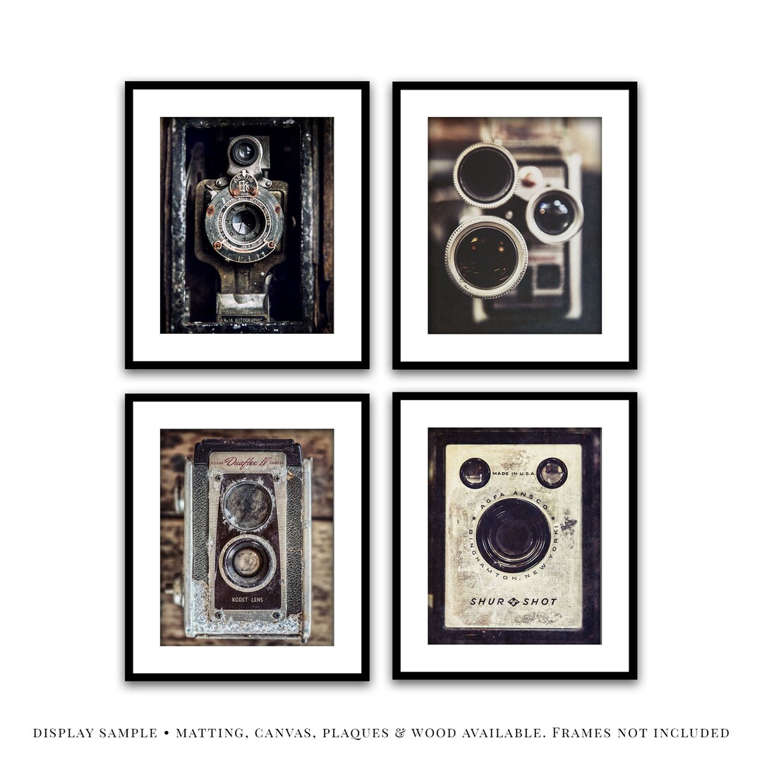 SALE Rustic Industrial Wall Art Decor Vintage Camera Art Etsy