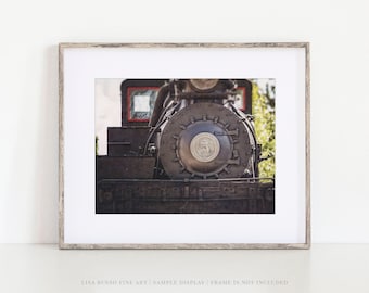 Vintage Locomotive Wall Art - Industrial Train Photography