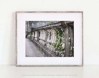 Galway Bridge Art Print - Salmon Weir Bridge in Ireland - Vintage Architecture Photography for Living Room Decor