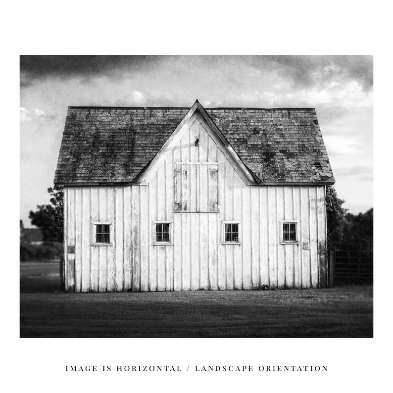 Modern Black and White Farmhouse Wall Art Decor Photography Etsy