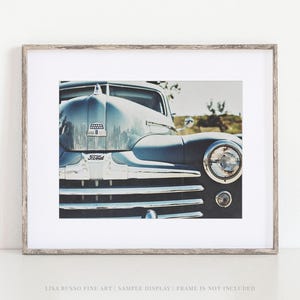 VINTAGE CAR Wall Art Print of 1948 Ford SuperDeluxe | Retro Mid-Century Modern Wall Art | Gift for Dad | Gift for Car Lover | Ford Gifts