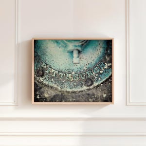 Framed Pittsburgh Canvas Wall Art: Teal Industrial Pennsylvania Decor