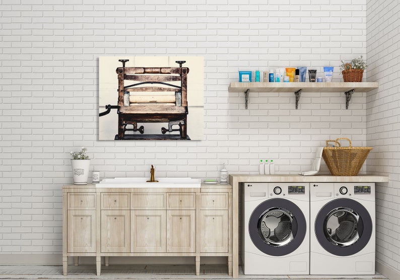 Farmhouse Laundry Room Art Rustic Country Laundry Room Wall Etsy