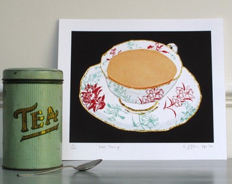 Indian Tea in a China Cup , 10 x 8 Print on paper