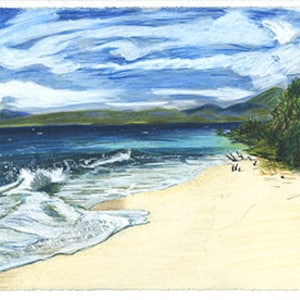 Sun, Sea & Sand Print on paper image 1
