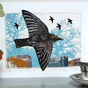 Starlings, 10 x 8 Print on paper image 1