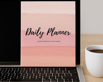 Undated Digital Planner, Minimalist PDF  Planner, Daily Organizer, Instant Download