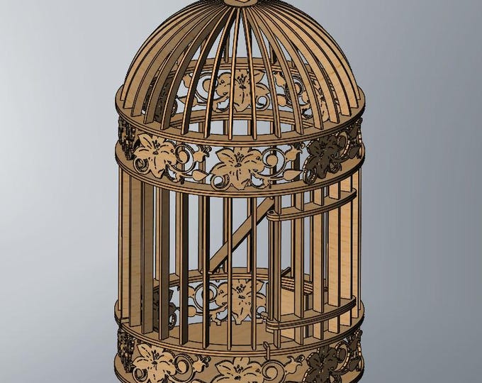 Illustration of Handmade Birdcages