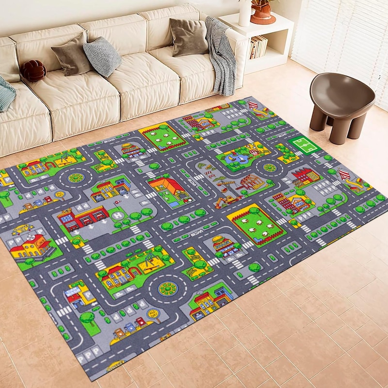 Kid Play Rug Roads - Etsy