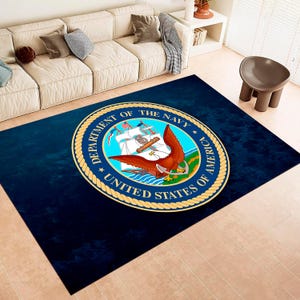 Us Navy Area Rug - Etsy