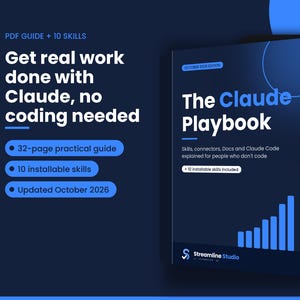 Guía de IA de Claude para principiantes con 10 habilidades instalables, libro electrónico en PDF 2026