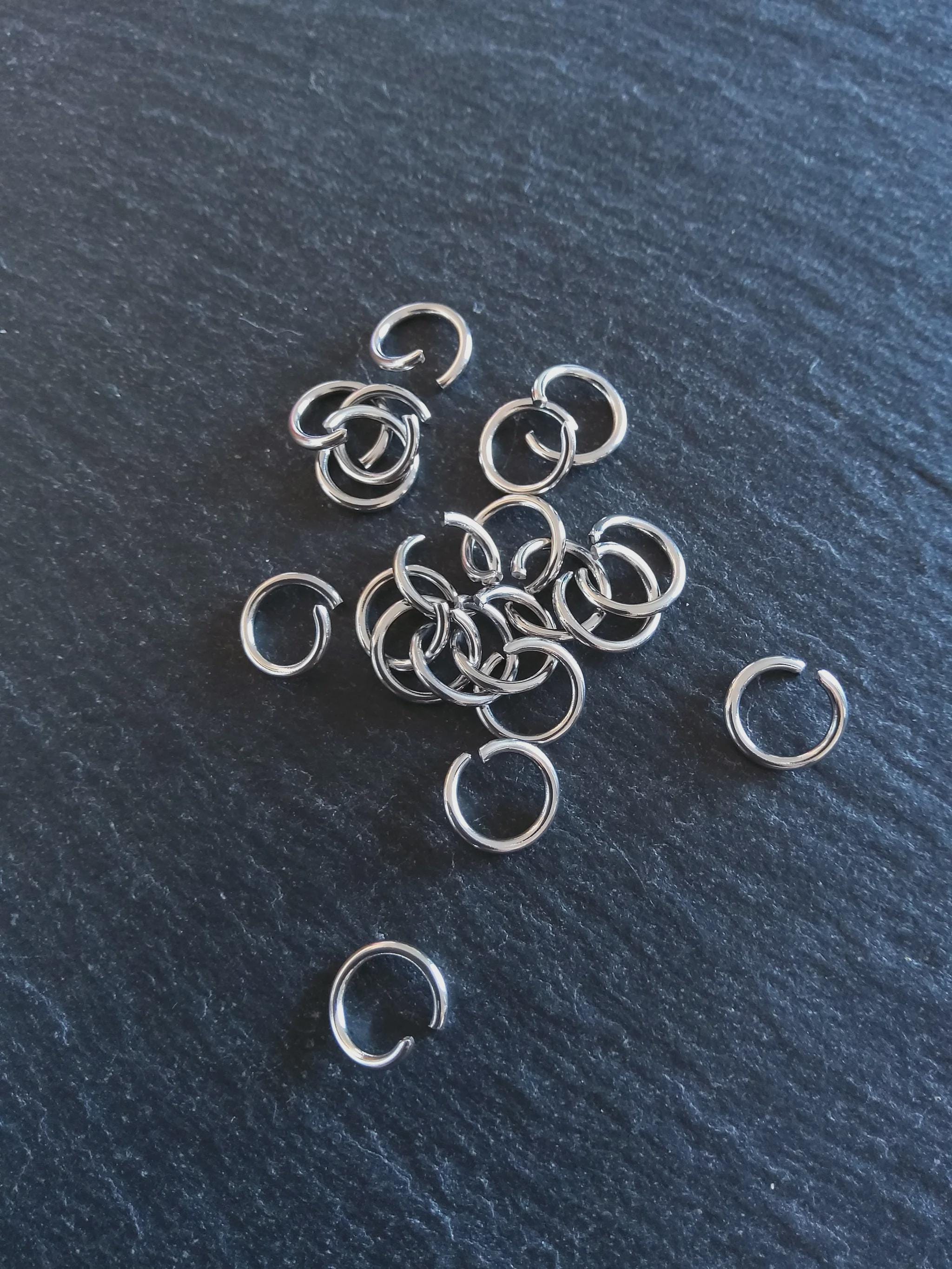Lot De 200 Anneaux De Fente (Split Rings) – Inox, 10x7x3cm, Pour Pêche (Neuf, Divers Tailles)