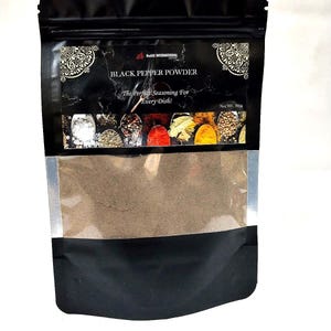 Fresh Ground Black Pepper Powder: Bold Cooking Spice
