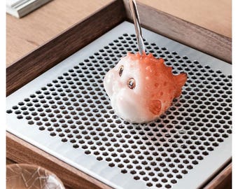 色が変わるバブルフィッシュティーペット：ユニークなお茶好きへのギフト