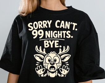 Funny Introvert Deer PNG | Sleep Humor Design (Instant Download)