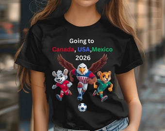Kanada USA Mexiko 2026, WM-Maskottchen PNG (Digitaler Download)