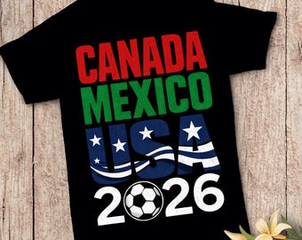 Affiche de la Coupe du monde 2026, Canada, Mexique, États-Unis, oeuvre de fan de football