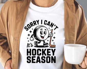 Retro Hockey Saison Clipart PNG | Hockey Lover Design (Digitaler Download)
